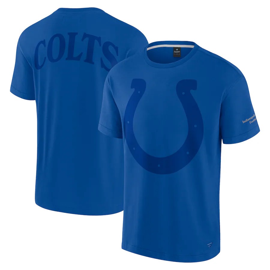 Men indianapolis colts blue 20241213 NFL T shirt